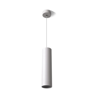 Braytron LED moderne Pendelleuchte zylindrisch Aluminium GU10 weiß Hängelampe Küche Theke Ø60X250mm
