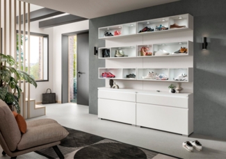 INOSIGN Schuhschrank Skoskap, Aufsatzregal, passend für Schuhschränke der Serie Skoskap 6 Fächer, viel Stauraum, Regal zur Präsentation der Lieblingsstücke