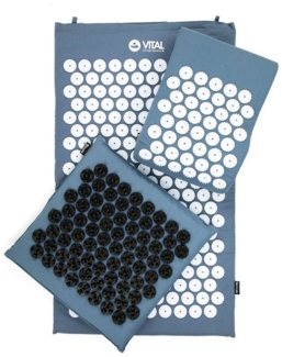 bodhi Akupressurmatte VITAL Akupressurmatte Deluxe-Set SOFT blau