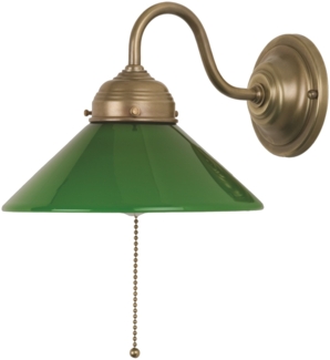 Wandleuchte A8-17gr Berliner Messing