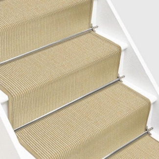 Floordirekt Sisalteppich Treppenteppich Sylt, Teppich erhältlich in 10 Farben & vielen Größen, rechteckig