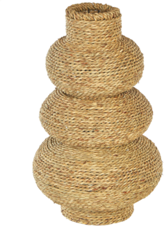 Dekovase MARANG Seegras 41 cm Naturfarben