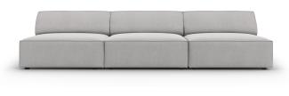 Micadoni 3-Sitzer Sofa Jodie Light Grey