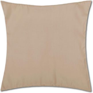 Kissenhülle Dekokissen Kissenbezug Microfaser - viele Größen und Farben Sandgrau 45 x 45 cm