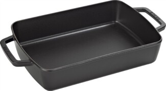 STAUB Auflaufform nClassic Gusseisen 30x20cm schwarz