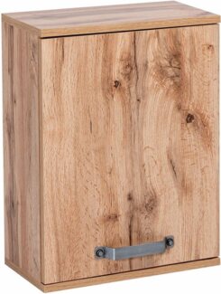Schildmeyer Milan Hängeschrank 134884, Eiche Landhaus Dekor, 40. 3 x 20 x 54. 5 cm