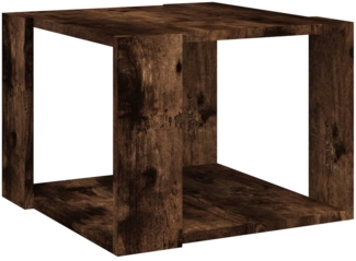 vidaXL Couchtisch Räuchereiche 40x40x30 cm Holzwerkstoff 815168