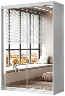 Lookway Kleiderschrank CAMARO III Praktischen Schwebetürenschrank mit Spiegel Breite: 150 cm