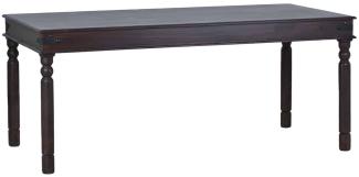 MiaMöbel Esstisch Colombo 120x90 cm Massivholz Pinie Kolonialstil Indien Indisch