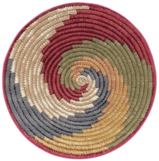 benuta Outdoorteppich Kenya, rund, Höhe: 5 mm, Kunstfaser, Berber, Ethno-Style, Wohnzimmer