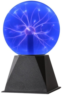 SATISFIRE LED Dekolicht Plasmakugel Plasmaball magisch BlitzShow Automatik Musiksteuerung blau, blau