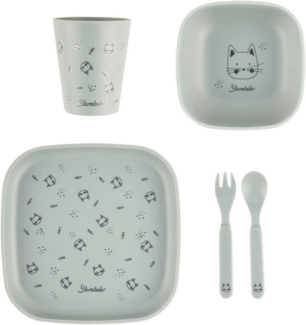 Sterntaler® Kindergeschirr-Set Katze Lilly, Polypropylen
