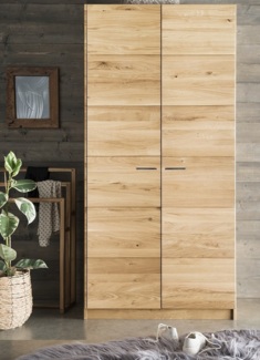 Kleiderschrank 94cm 'San Antonio' Wildeiche geölt