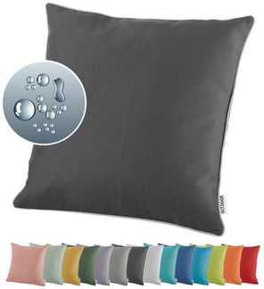 heimtexland Dekokissen Outdoorkissen Garten Deko Outdoor Kissen gefüllt, schmutz- und wasserabweisend