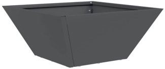 vidaXL Garten-Pflanzgefäß Anthrazit 35 x 35 x 15 cm 873800