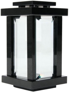 Grablampe viereckig Granit Schwedisch Black