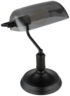 GLOBO LIGHTING Schreibtischlampe ANTIQUE, ohne Leuchtmittel, Klassische Schreibtischleuchte, Antik-look Tischleuchte, Bankerlamp