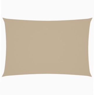 vidaXL Sonnensegel Oxford-Gewebe Rechteckig 2x4 m Beige 42293