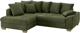 Mr. Couch Ecksofa Nikita II, L-Form, Wahlweise mit Bettfunktion, Bettkasten & RGB-LED-Beleuchtung