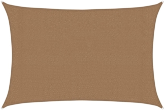 vidaXL Sonnensegel 160 g/m² Taupe 3x4,5 m HDPE 311403