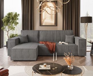 Lookway Ecksofa Gepolstertes CARLOS L-Form, Schlaffunktion