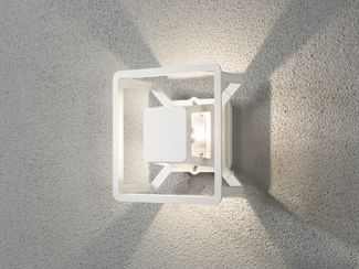 KONSTSMIDE Pescara High Power LED Außenwandleuchte klares Glas, Design exklusiv by Konstsmide