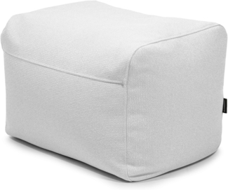 Sitzsack ‘Pouf Plus 70‘, Bezugstoff - Dunes, 100% Olefin, Fluffy White, 45x60x70 cm cm.