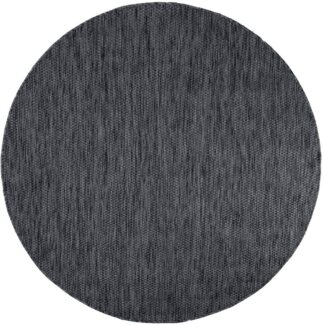 Bruno Banani Teppich Venezia, rund, Höhe: 4 mm, Flachgewebe, Sisal-Optik, meliert, UV-beständig, Outdoor geeignet