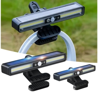 PRIISF LED Gartenleuchte Solarlampen Außen mit Bewegungsmelder 2 Stück Solar Clip Zaunleuchten, Kabellose, IP65 Wasserdichte 3 Leuchtmodi LED Solarleuchten, Outdoor Treppenlicht Solar Wandleuchte Aussen, für Aussen Garten LED Gartenlampen, Balkon, Wand...