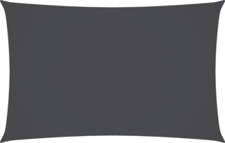 vidaXL Sonnensegel Oxford-Gewebe Rechteckig 3x6 m Anthrazit 135103