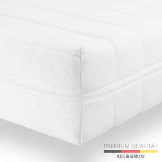 Matratze 80x190, ERGONOMISCHE MATRATZE H3 H2, 7 Zonen Kaltschaummatratze, Bequem & formstabil