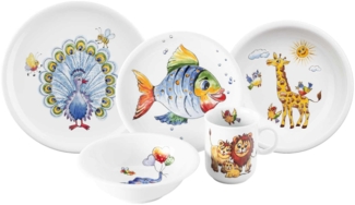 Seltmann Weiden Compact Kindergeschirr Set 5-teilig - Bunte Tierwelt - DS