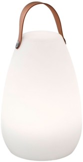 RGB LED Tischleuchte, Fernbedienung, Farbwechsel, H 26 cm