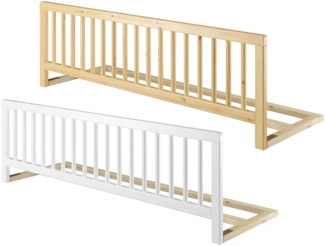 Universeller Rausfallschutz für Betten Kindersicherung, aus massiven Kiefernholz, klappbar, Breite: 120 cm, Tiefe: 37,5 cm, Höhe: 40 cm