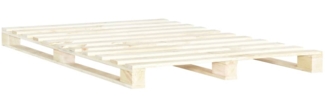 vidaXL Palettenbett Massivholz Kiefer 200×200 cm 285240