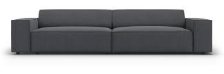 Micadoni 4-Sitzer Sofa Jodie Dark Grey