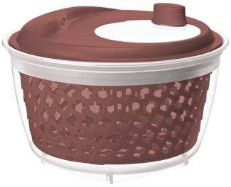 Rotho Salatschleuder FRESH 4,5 l, iron rot