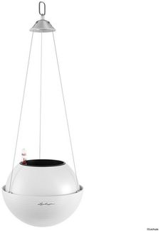 Lechuza® Kräutertopf Hängeampel Bola Color 23 weiß (Komplettset)