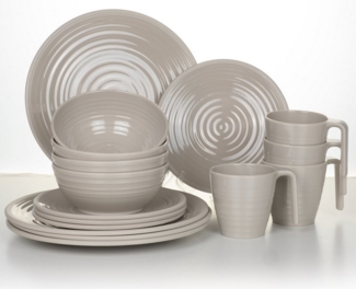 Moritz Geschirr-Set Max & Moritz Coffee Geschirr 16-teilig, Melamin, Bootsgeschirr