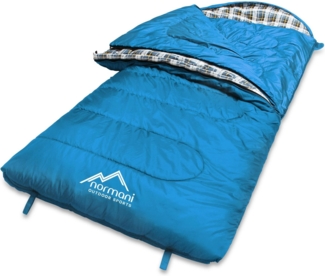 normani Deckenschlafsack 4-in-1 Schlafsack Antarctica, Extrem 4-Jahreszeiten Outdoor-Schlafsack mit Inlett