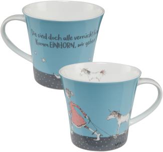 Goebel Die Sind Doch Alle Verrückt Becher, Kaffeebecher, Trinkbecher, Barbara Freundlieb, Porzellan, 350 ml, 27000111