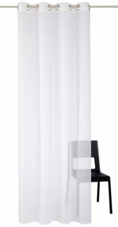Wirth Gardine Manuela, Ösen (1 St), halbtransparent, Voile, Store