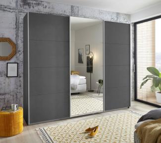 rauch Schwebetürenschrank Kleiderschrank Schrank Garderobe Wäscheschrank TOMA inkl. Regaleinsatz sowie zusätzlichen Einlegeböden MADE IN GERMANY