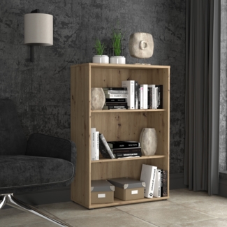 FORTE Tempra2 Regal, Holzwerkstoff, Braun, 73,7 x 111,1 x 34,8 cm