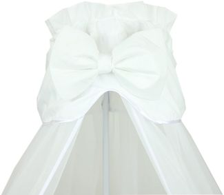 TupTam Betthimmel TupTam Babybett Himmel mit Schleife Transparent