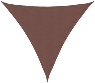 vidaXL Sonnensegel Oxford-Gewebe Dreieckig 6x6x6 m Braun 135845
