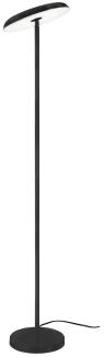 LED Stehlampe, Touchfunktion, 3 Stufen verstellbar, schwarz