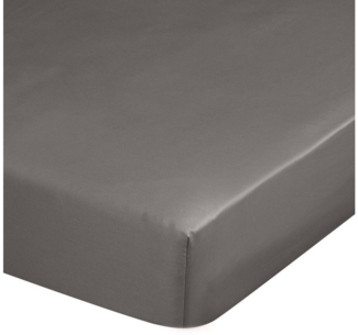 Eurofirany Spannbettlaken Betttuch mit Gummizug, Baumwolle, Makosatin, mit Seidenglanz, Gummizug: ja, komfortable Bettlaken aus Satinbaumwolle