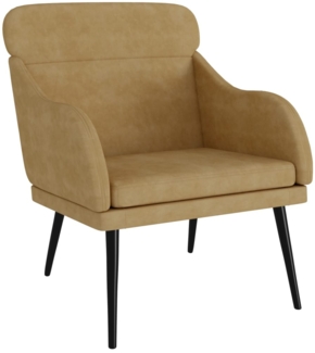 vidaXL Sessel Braun 63x76x80 cm Samt 351442