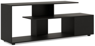 COSTWAY TV-Schrank bis zu 55 Zoll, mit Ablageflächen & Schrank, 152x38x58,5cm